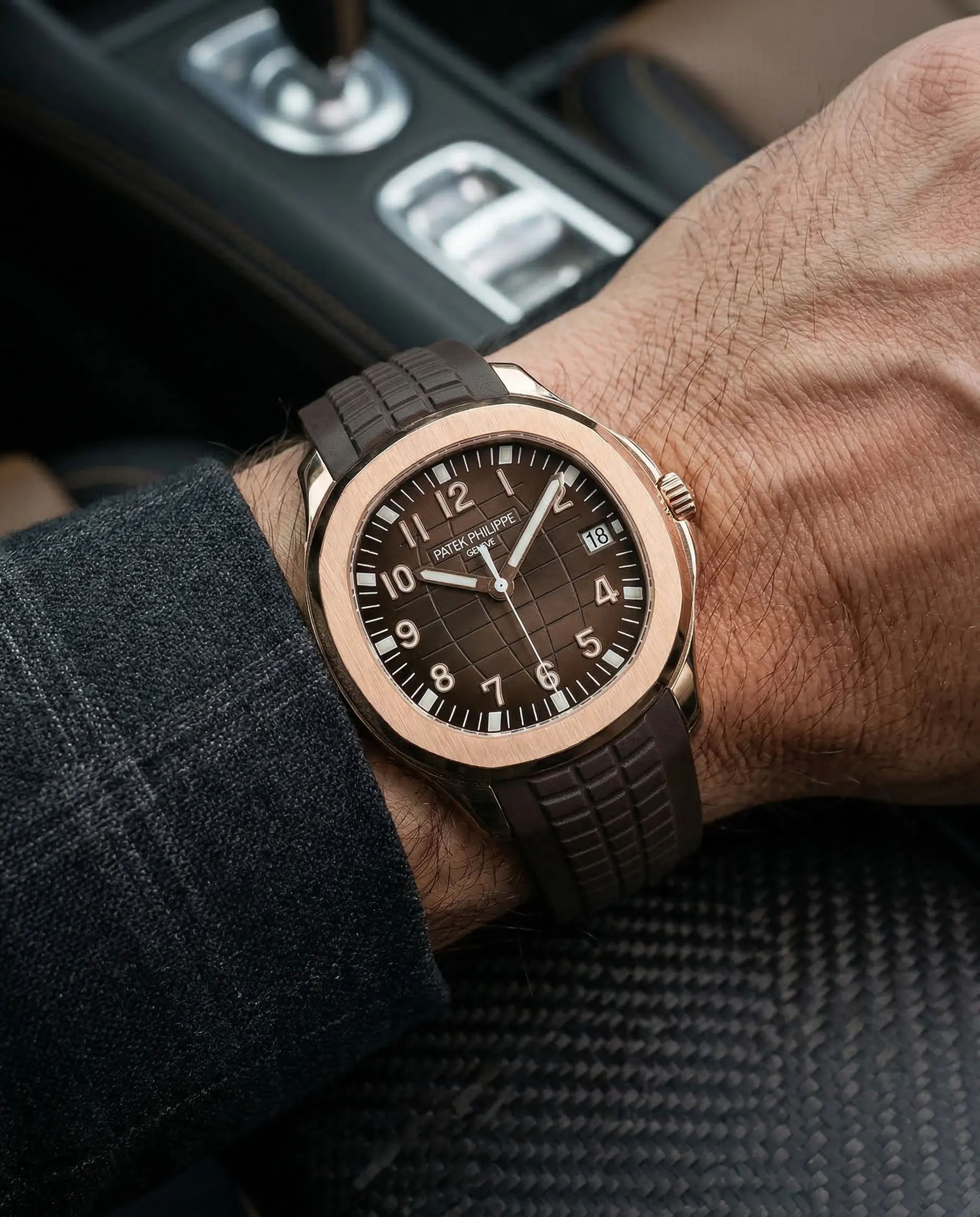 Patek Philippe Aquanaut Rose Gold Brown Dial