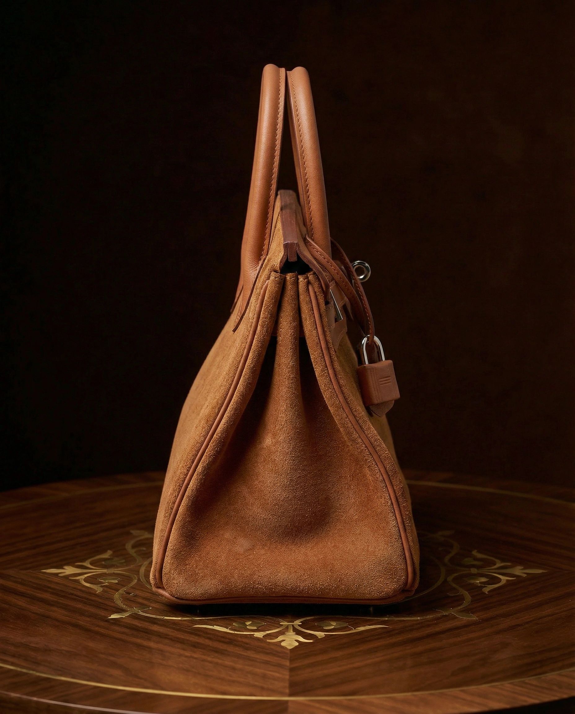 Hermès Birkin 25 Chamois Grizzly and Gold Swift Gold Hardware