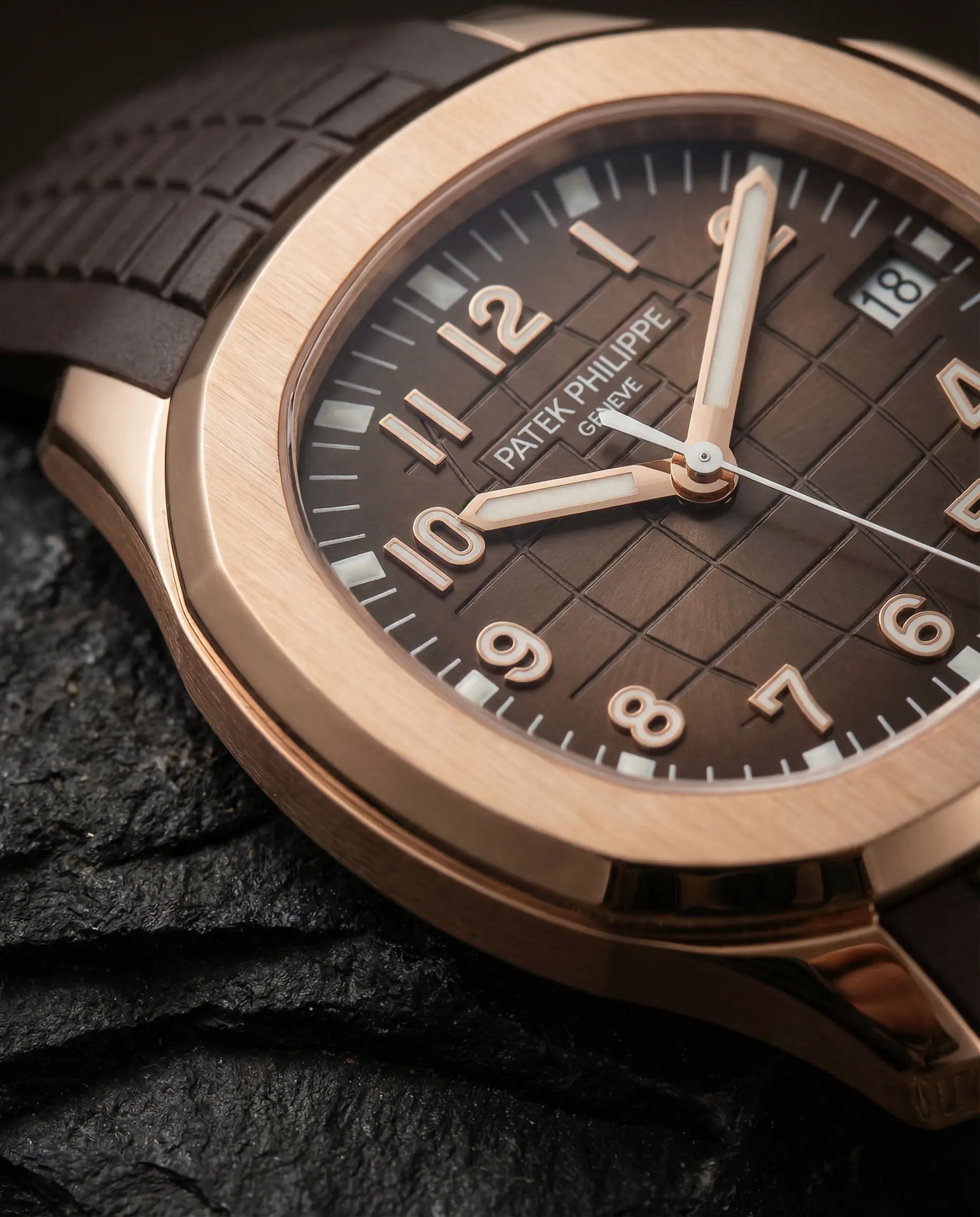 Patek Philippe Aquanaut Rose Gold Brown Dial