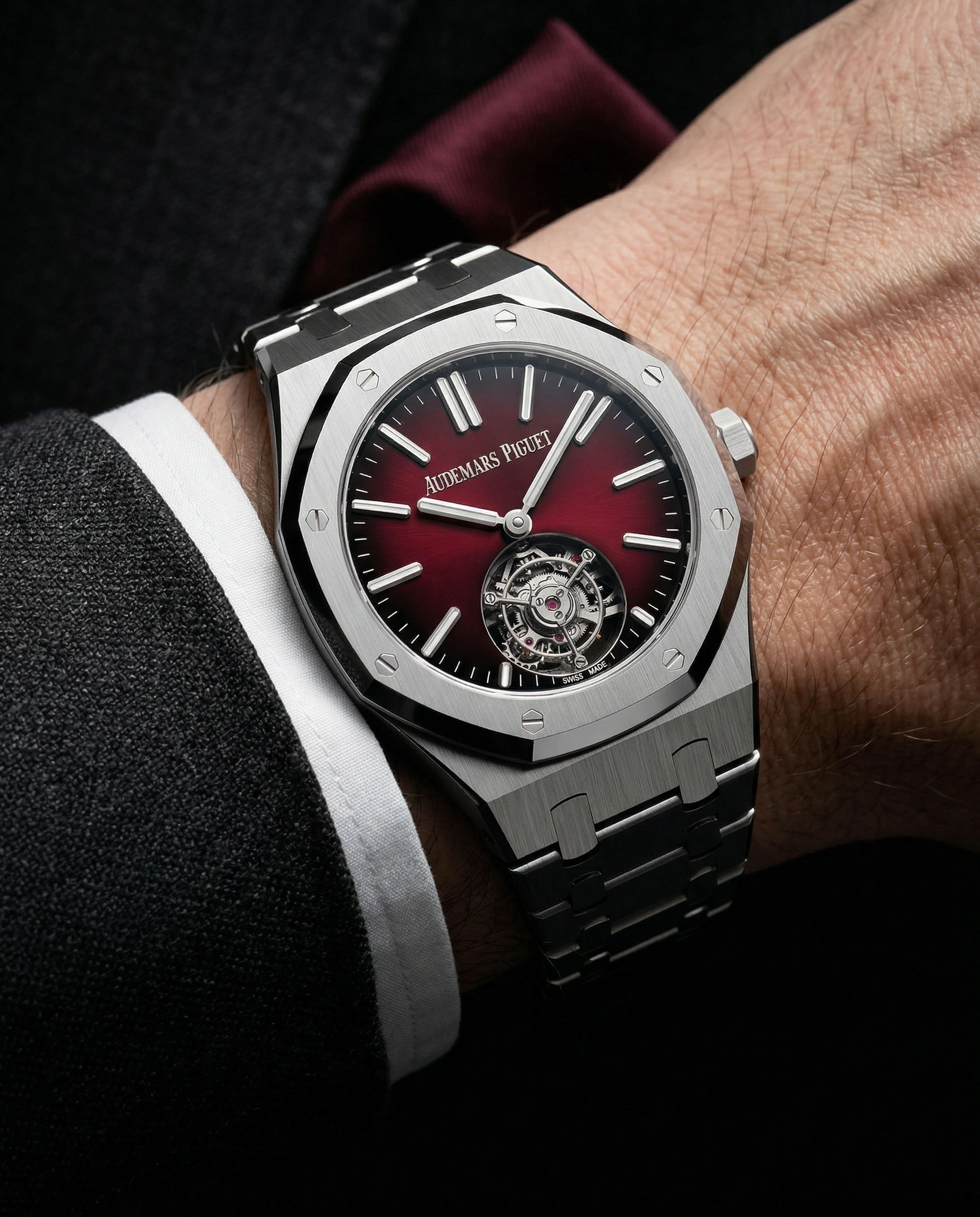 Audemars Piguet Royal Oak Flying Tourbillon Burgundy