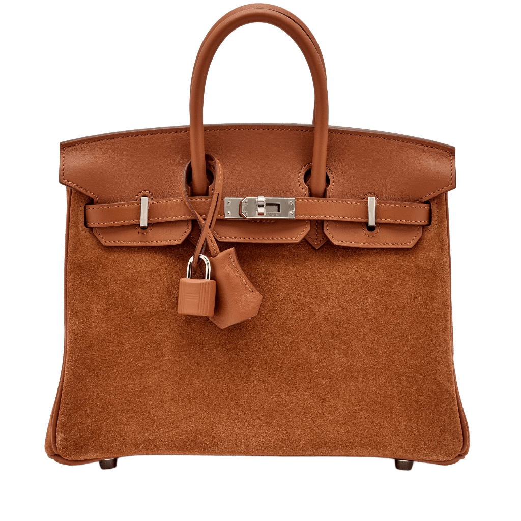 Hermès Birkin 25 Chamois Grizzly and Gold Swift Gold Hardware