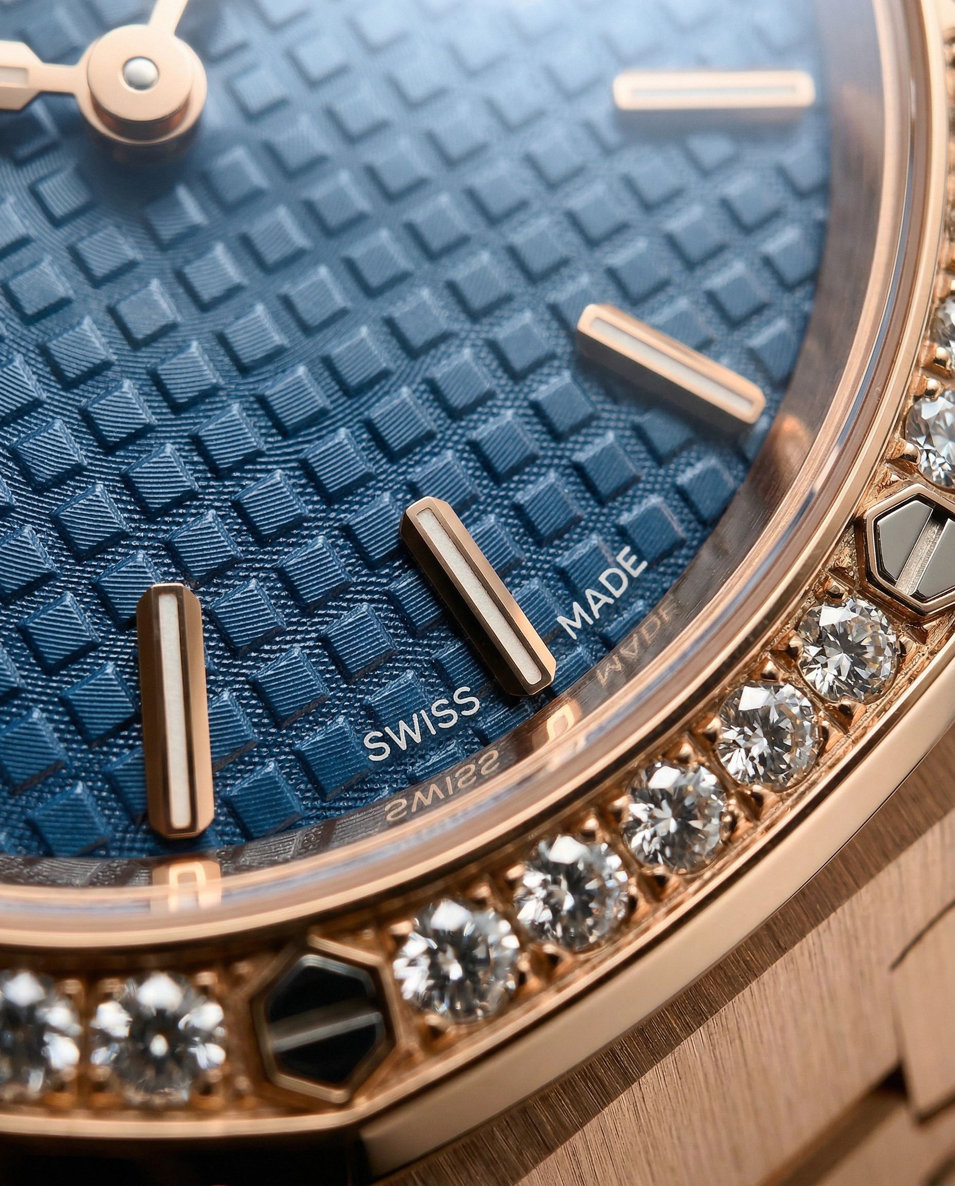Audemars Piguet Royal Oak Quartz Diamond Rose Gold