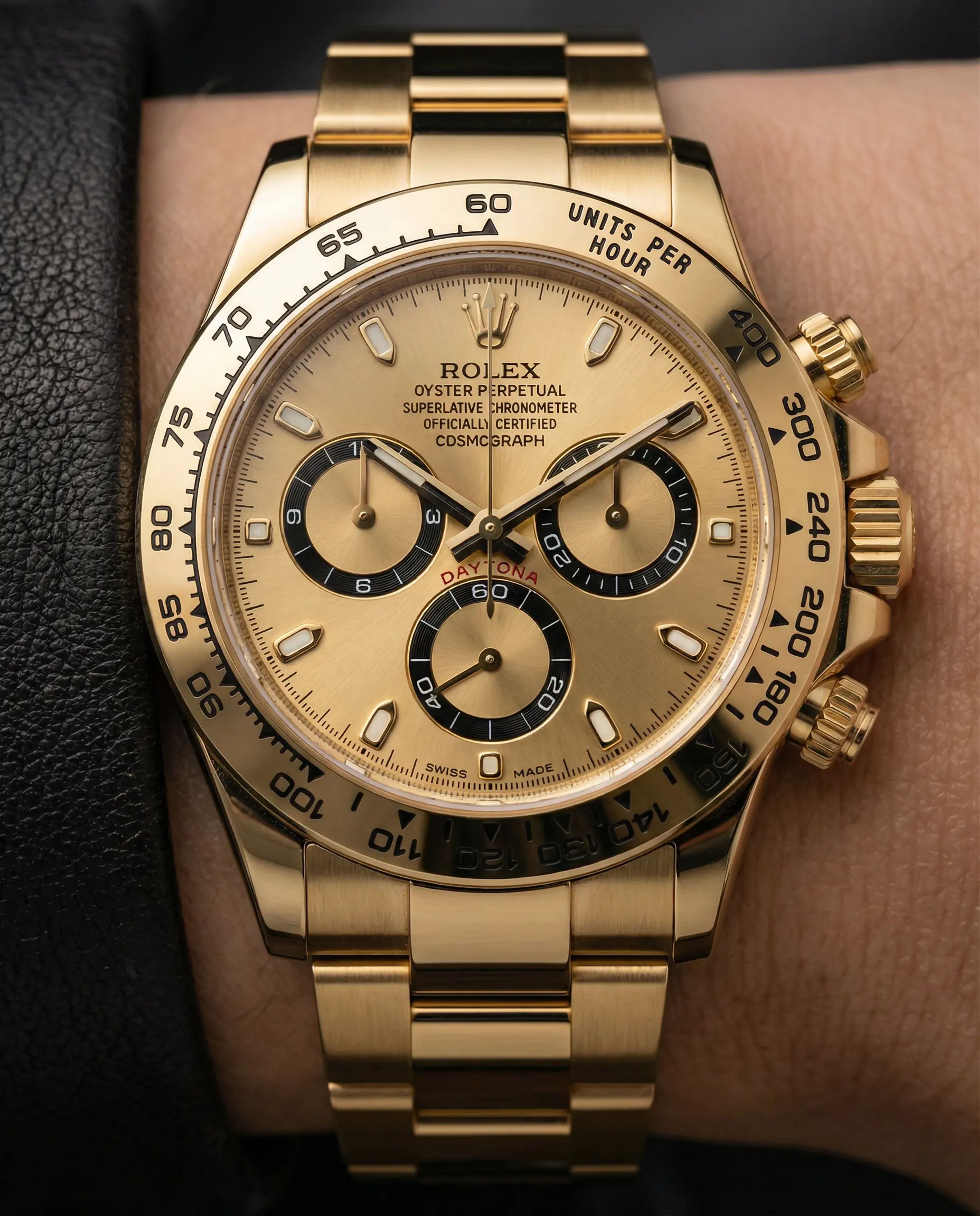 Rolex Daytona Cosmograph Yellow Gold Oysterflex