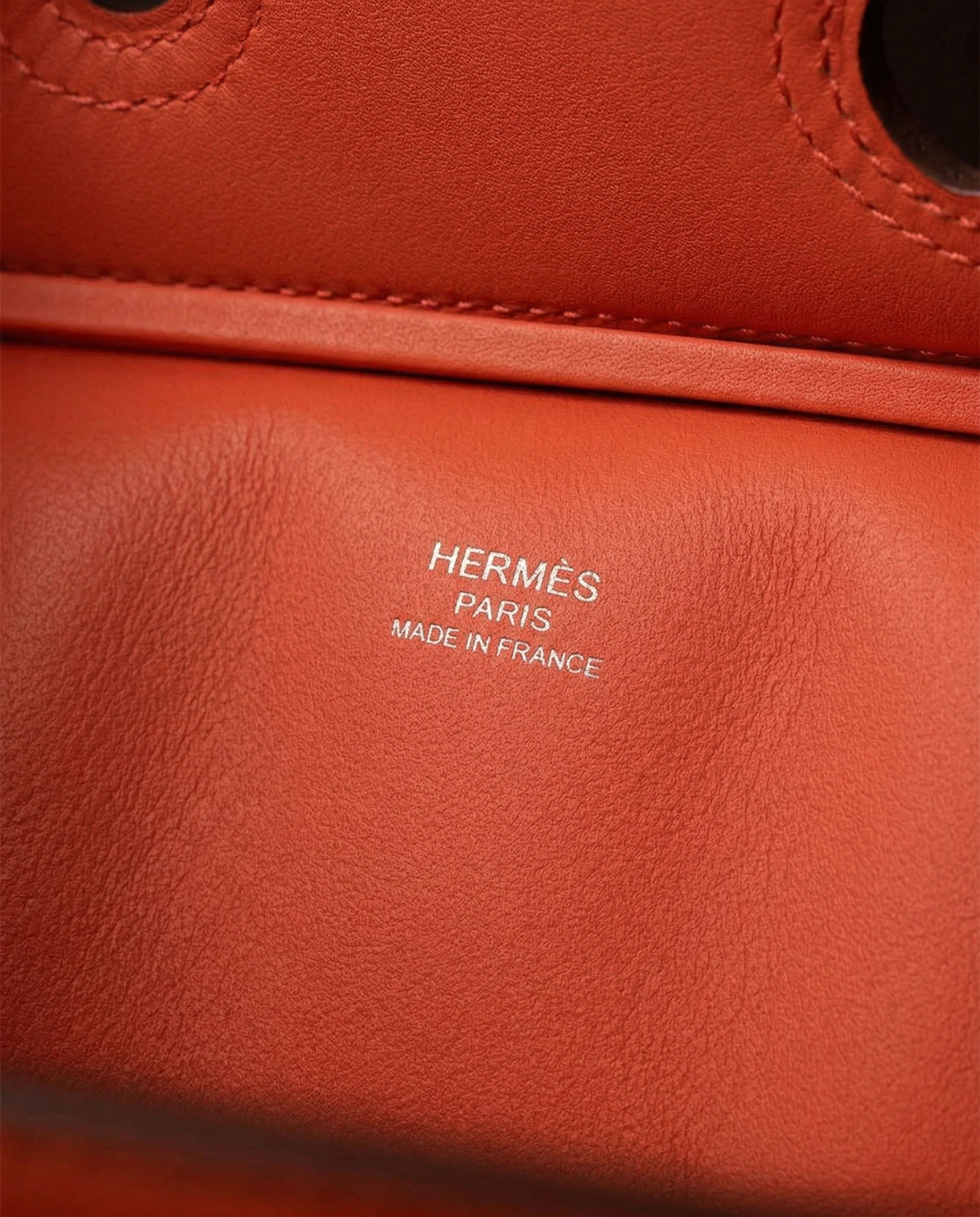 Hermès Birkin Cargo 25 Toile Goeland / Swift Orange Field