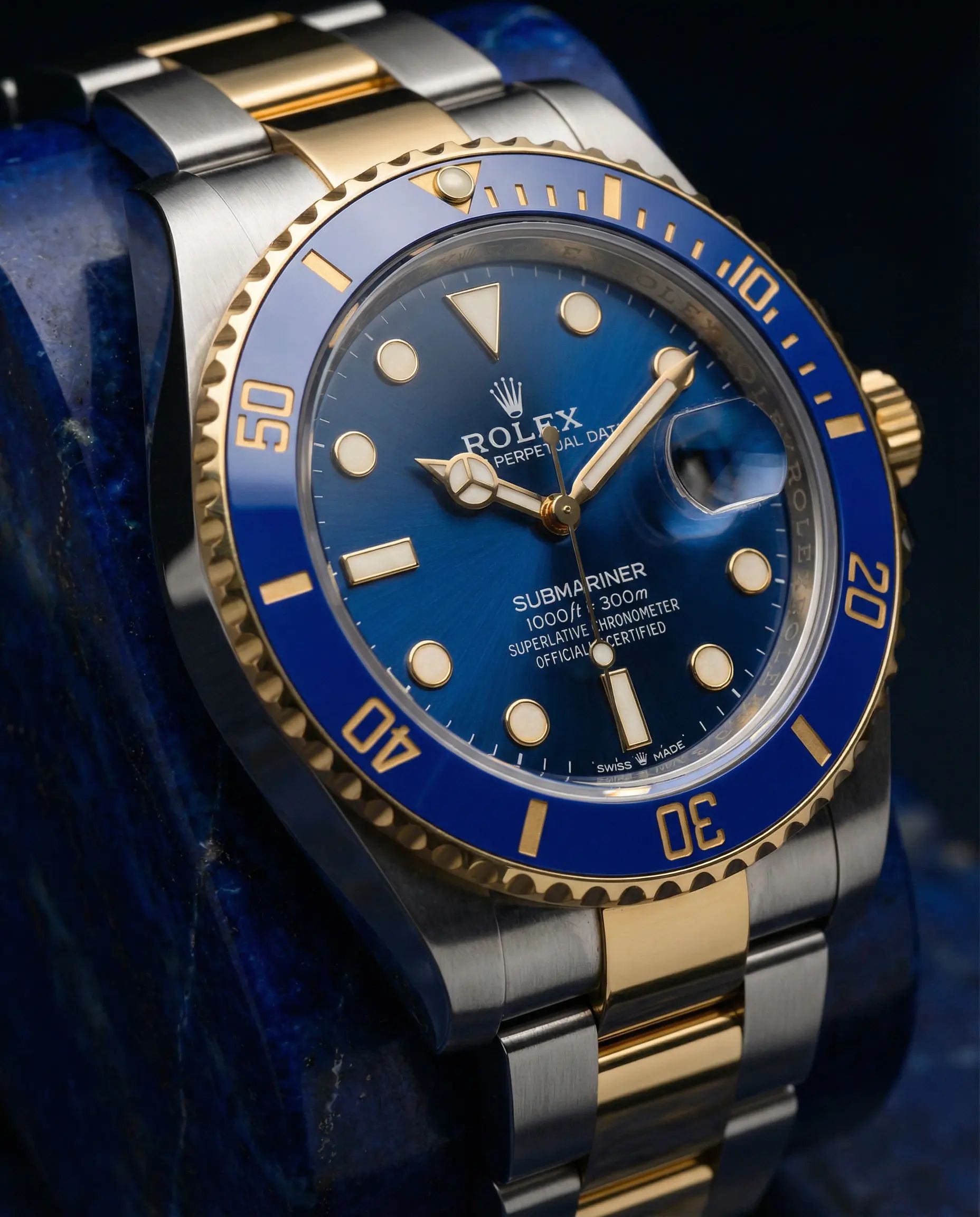 Rolex Submariner Date Two-Tone Blue