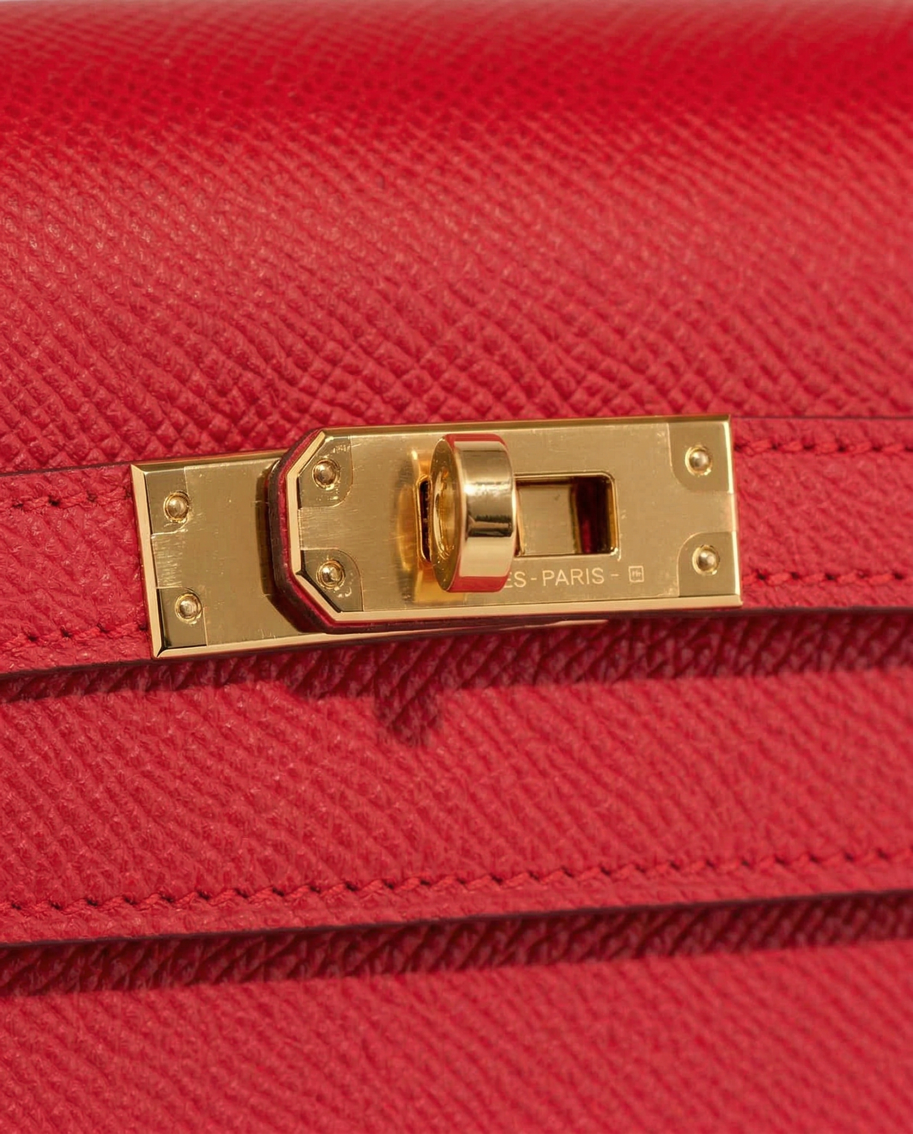 Hermès Kelly 25 Epsom Rouge Radieux