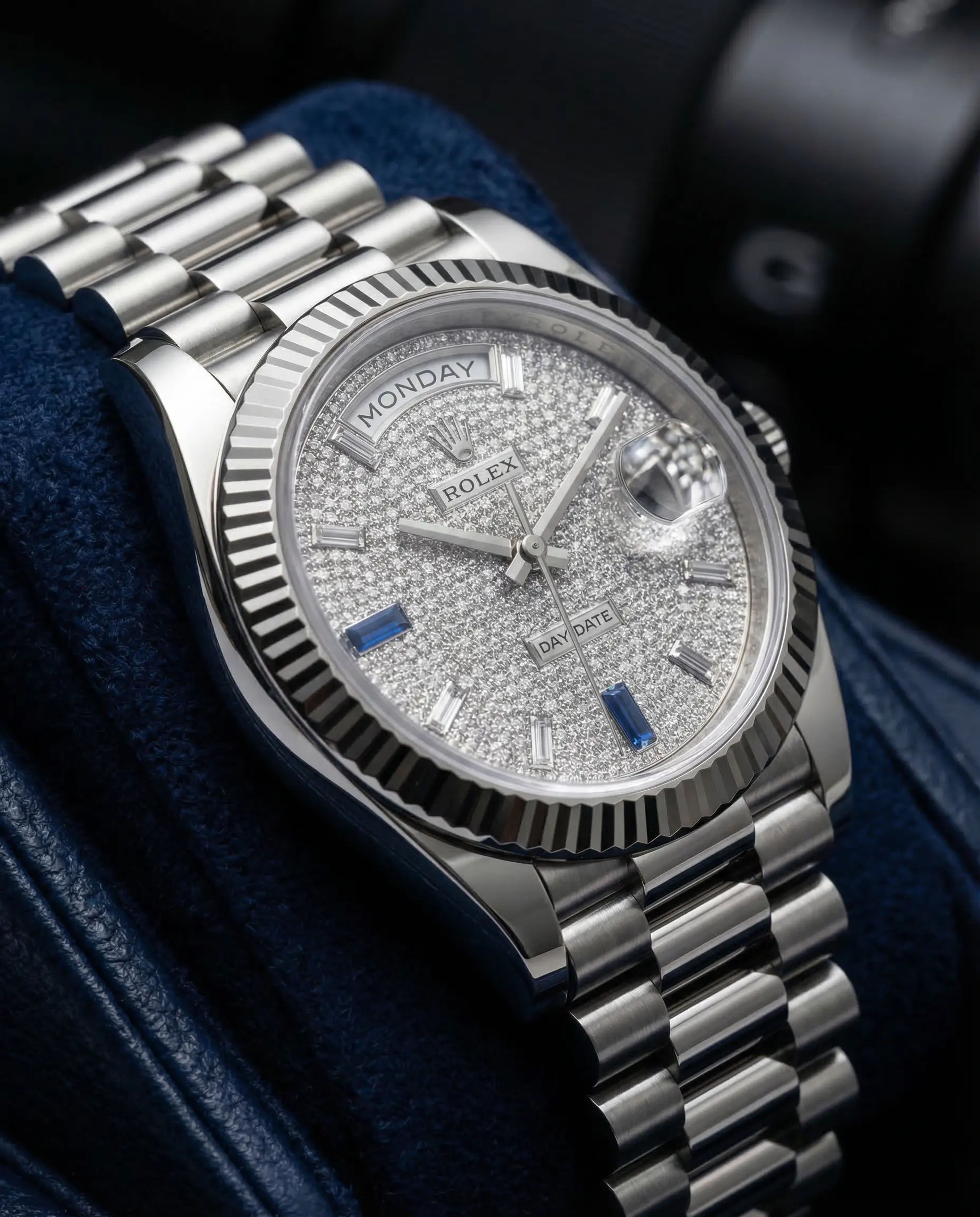 Rolex Day-Date 40 Platinum Diamond