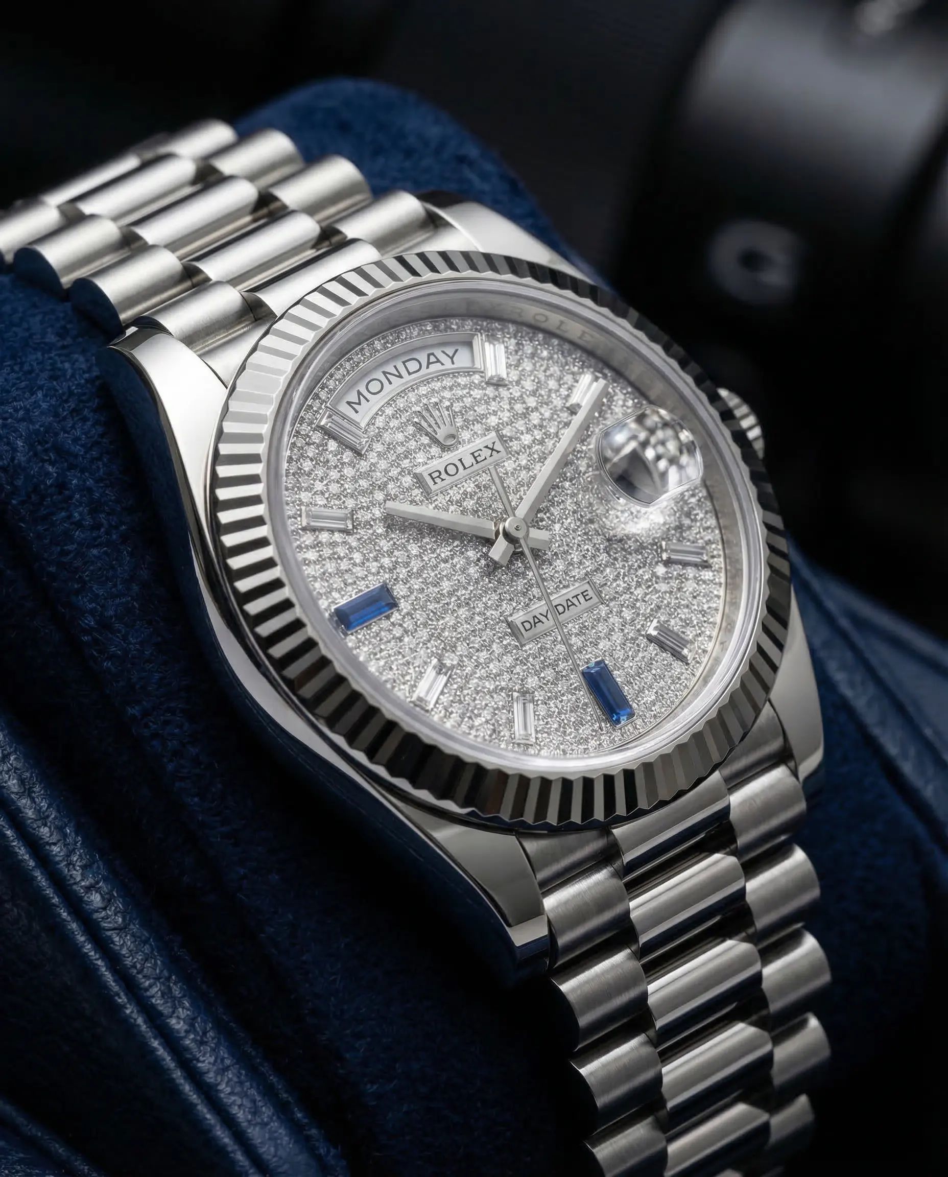 Rolex Day-Date 40 Platinum Diamond