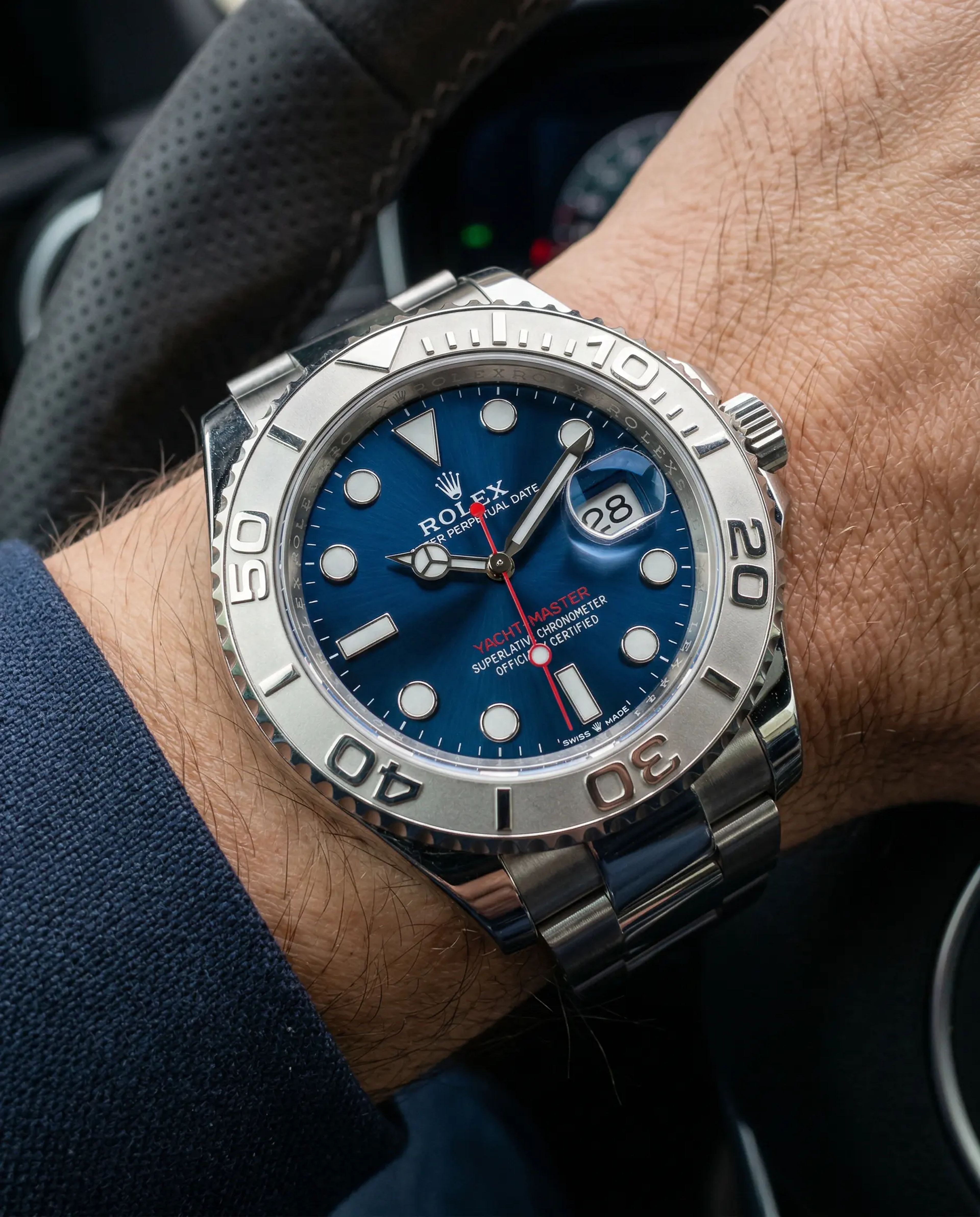 Rolex Yacht-Master 40 Steel Platinum