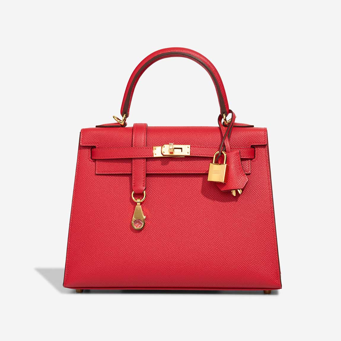 Hermès Kelly 25 Epsom Rouge Radieux
