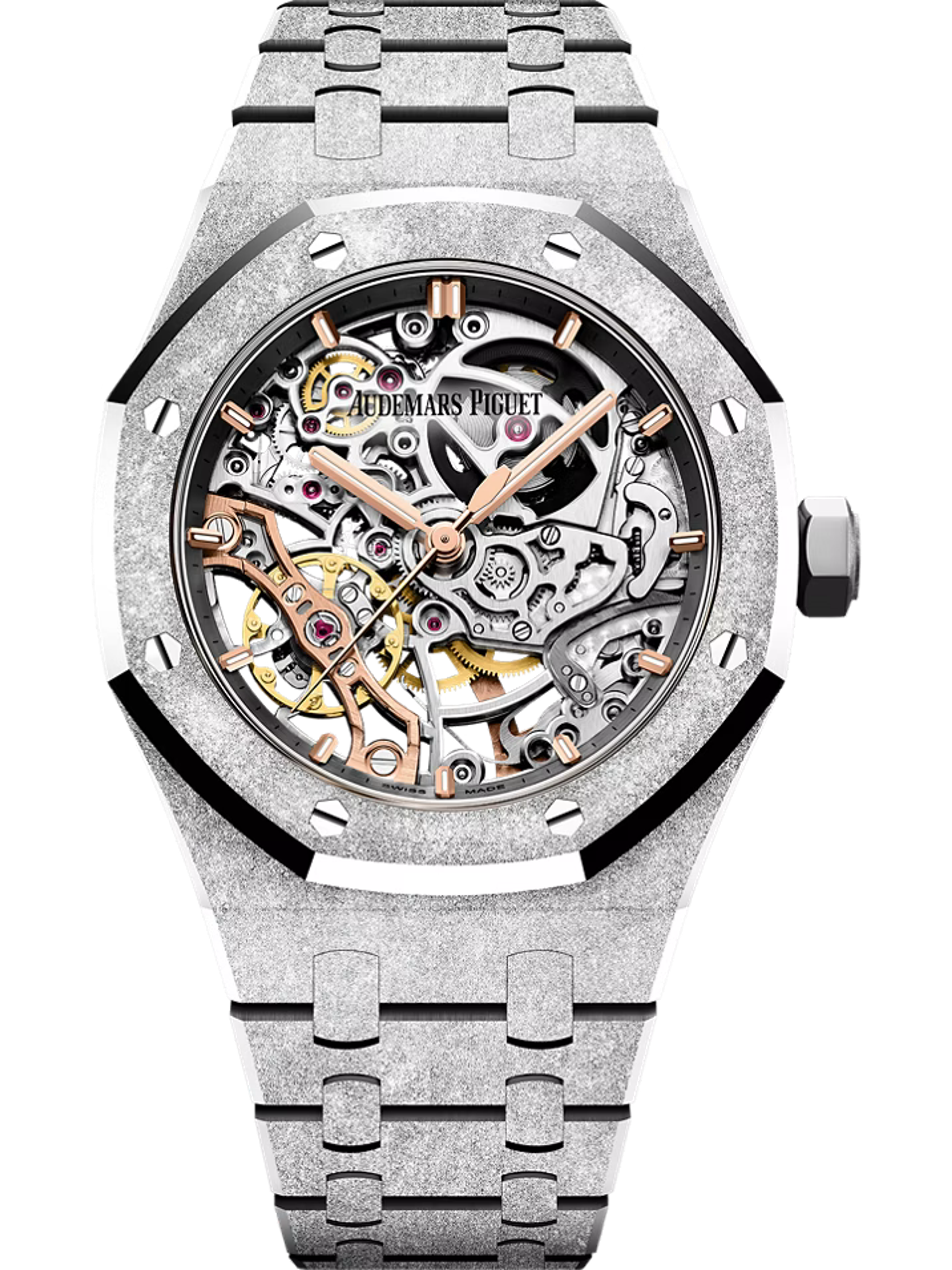 Audemars Piguet Royal Oak Double Balance Wheel Openworked Frosted Gold