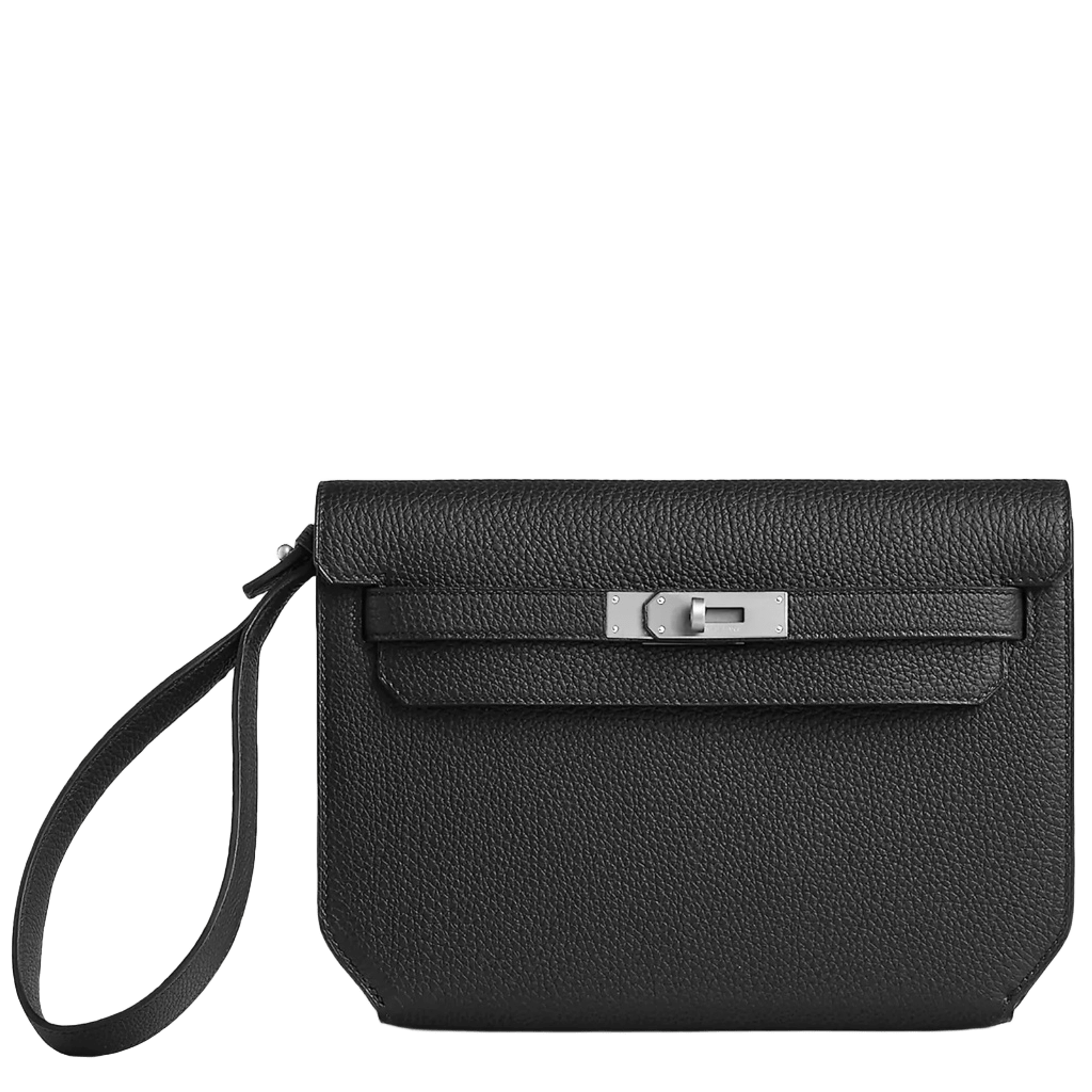 Hermès Kelly Depeches 25 Togo Black Palladium Hardware