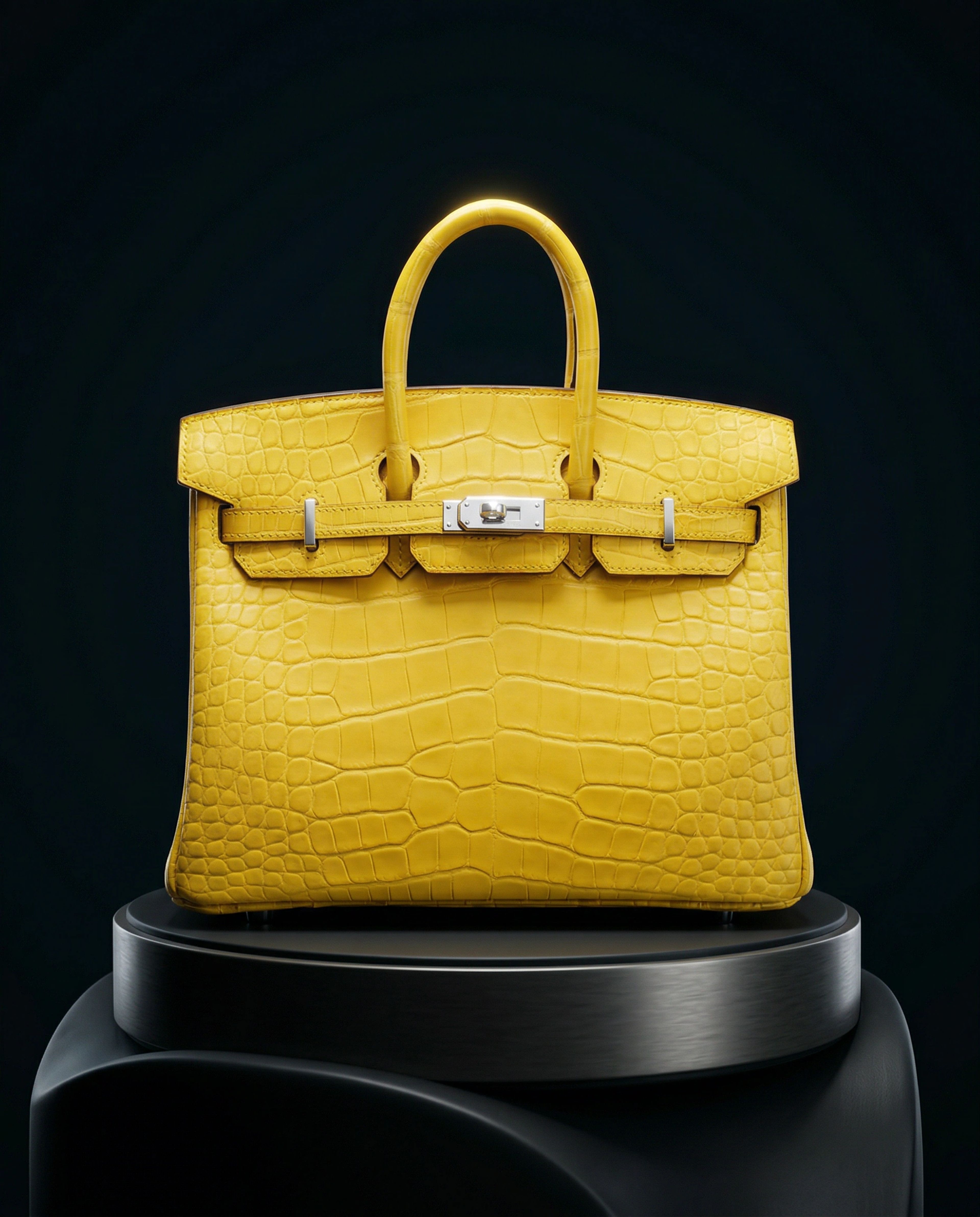 Hermès Birkin Mimosa Matte Alligator Palladium Hardware