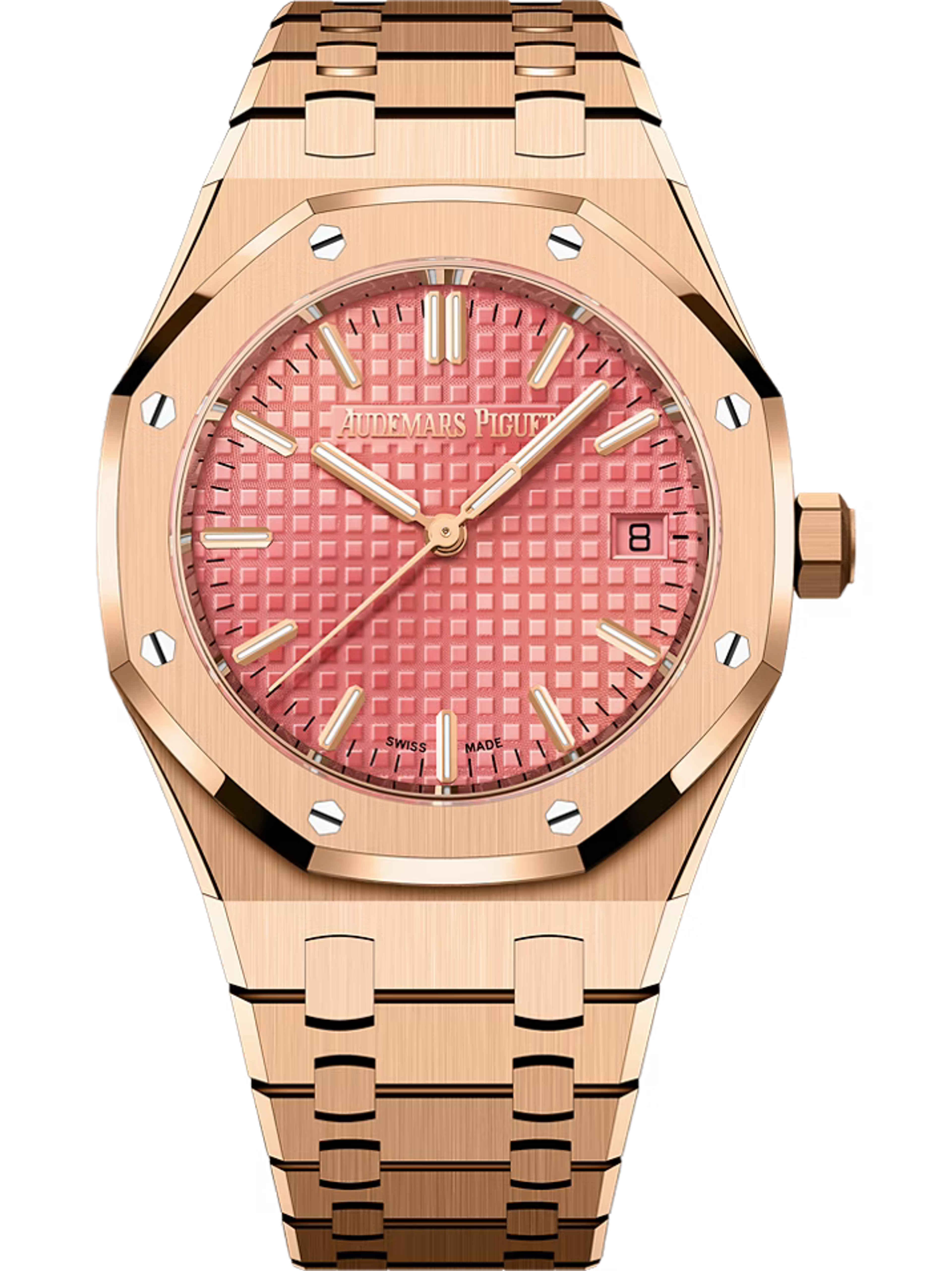 Audemars Piguet Royal Oak Selfwinding Pink Gold Pink Dial