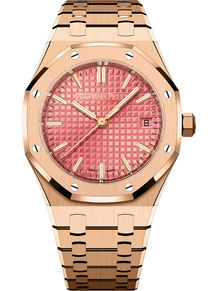 Audemars Piguet Royal Oak Selfwinding Pink Gold Pink Dial