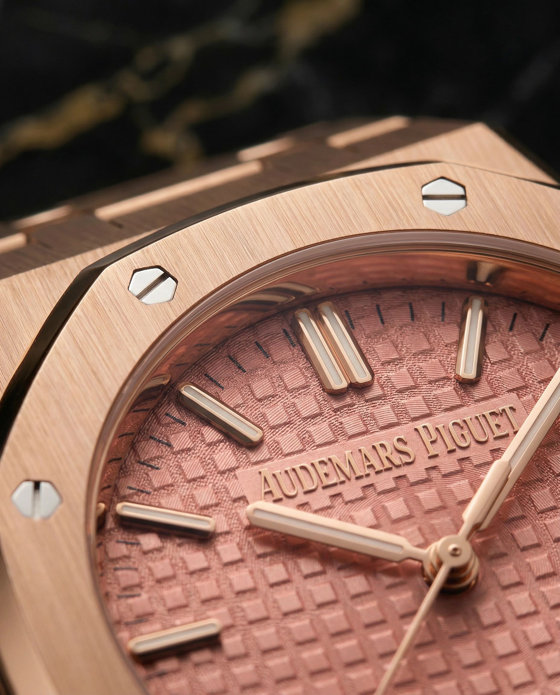 Audemars Piguet Royal Oak Selfwinding Pink Gold Pink Dial
