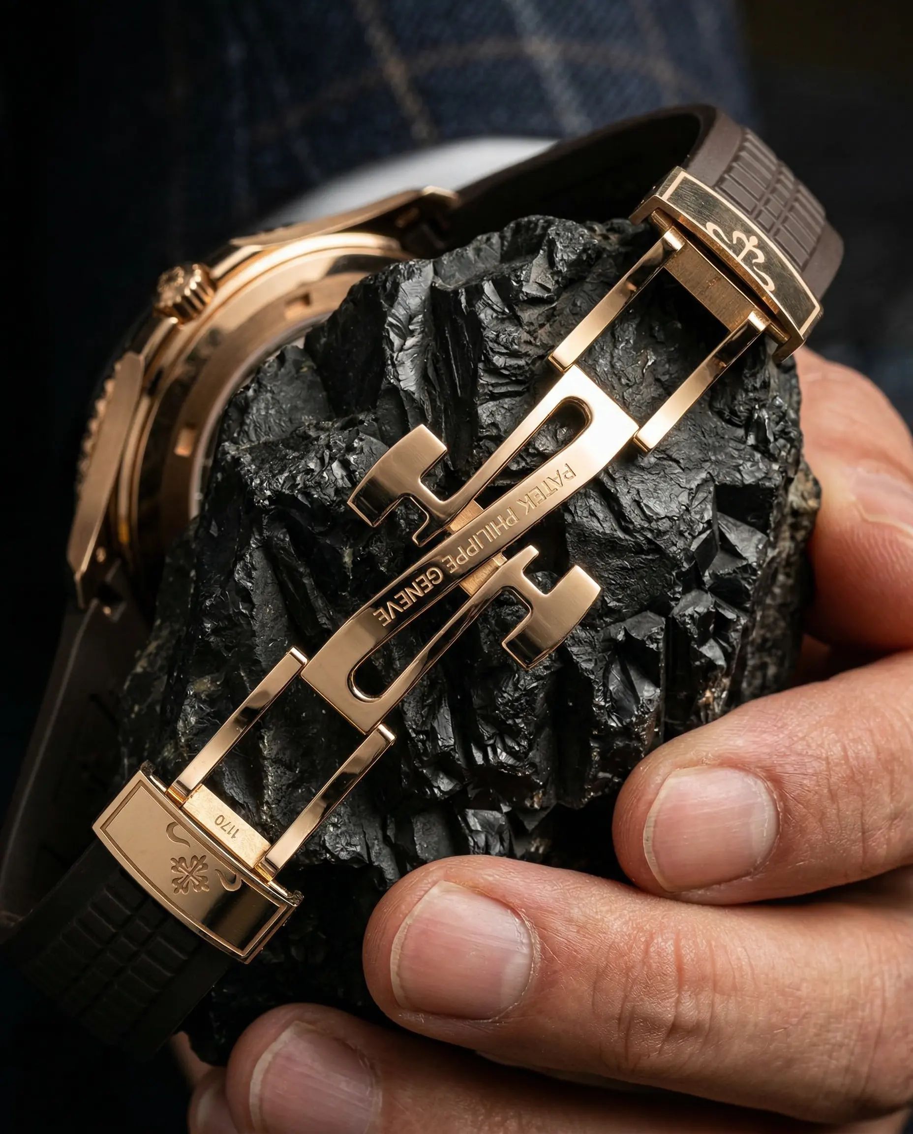 Patek Philippe Aquanaut Rose Gold Brown Dial