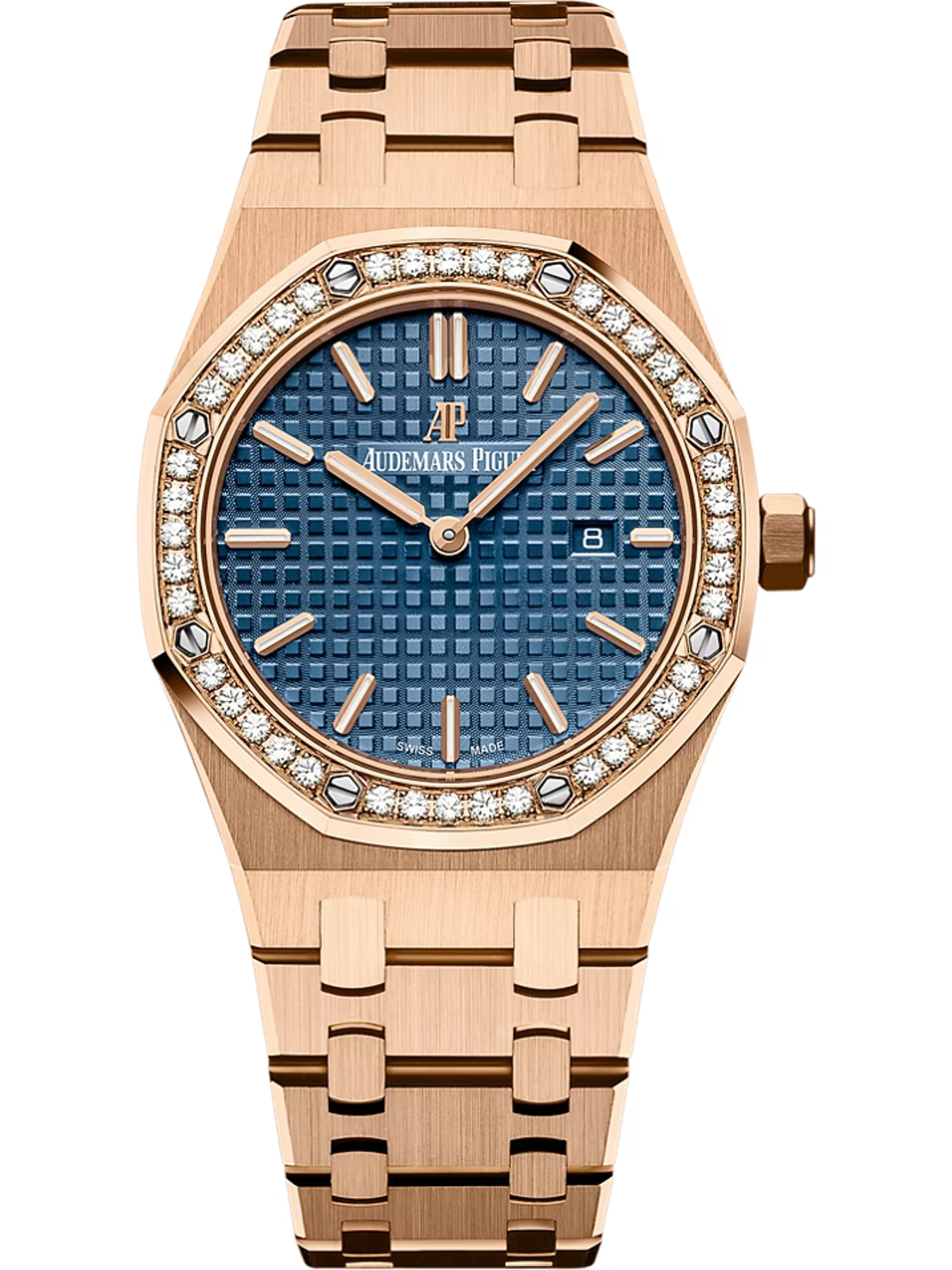 Audemars Piguet Royal Oak Quartz Diamond Rose Gold