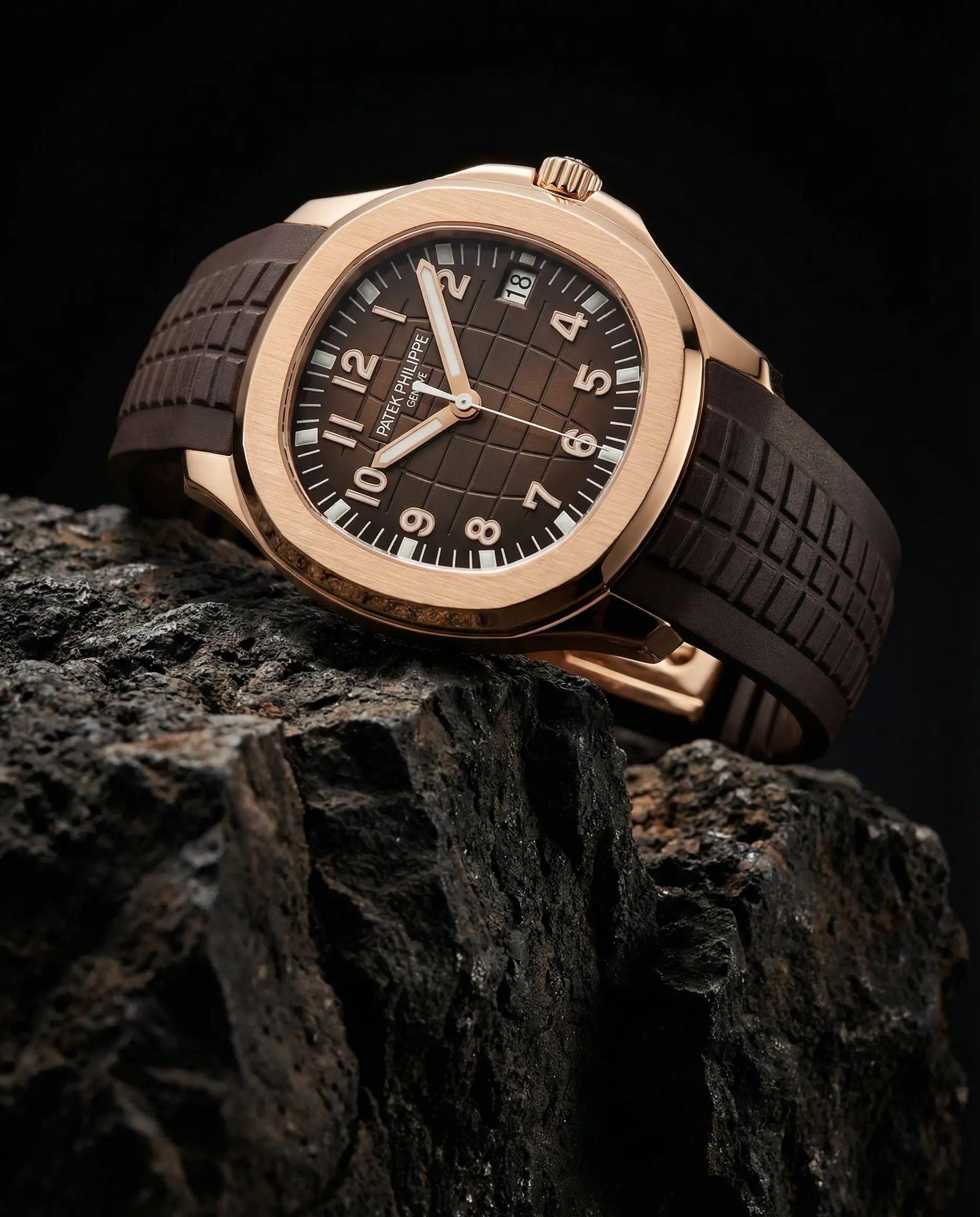 Patek Philippe Aquanaut Rose Gold Brown Dial