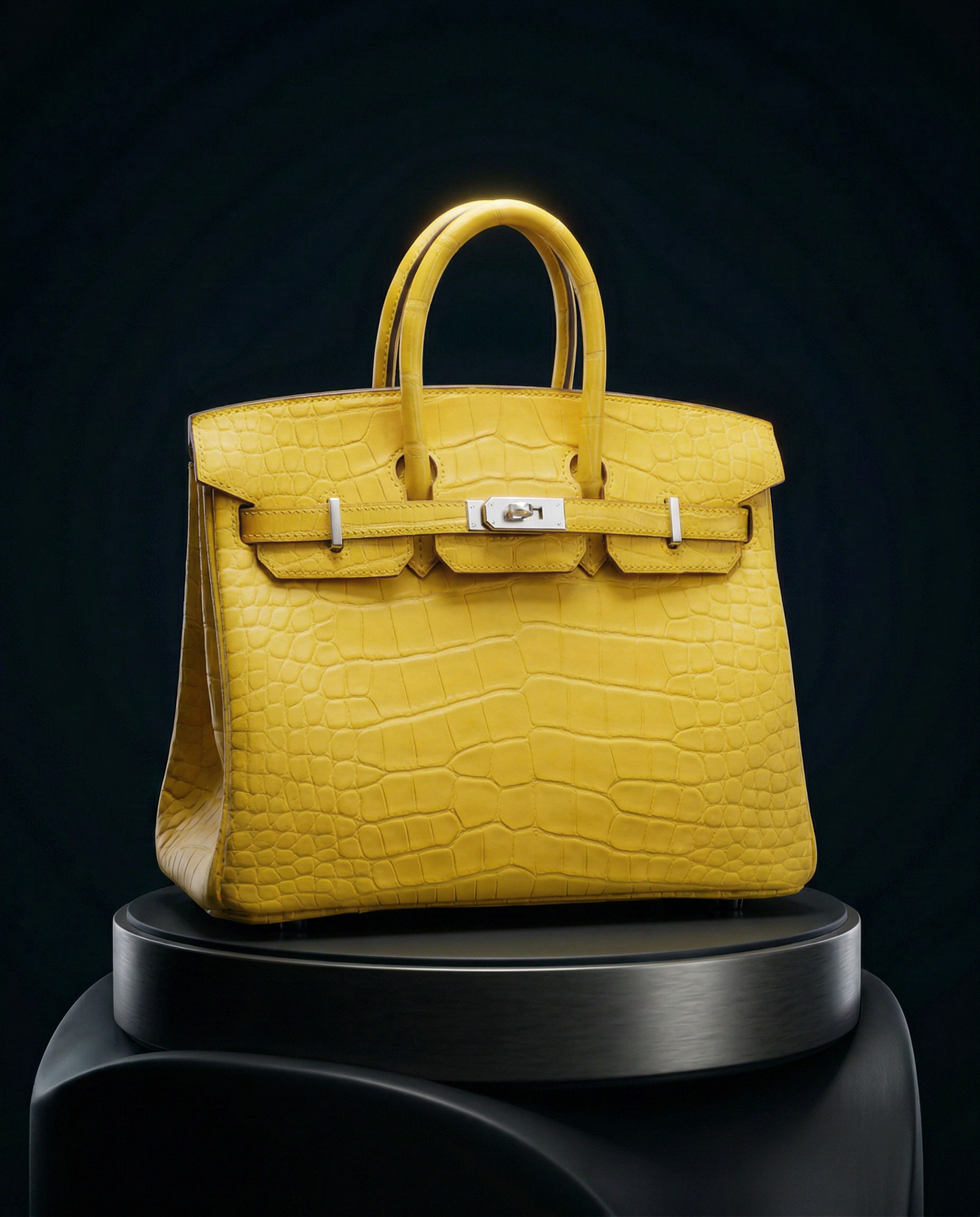 Hermès Birkin Mimosa Matte Alligator Palladium Hardware