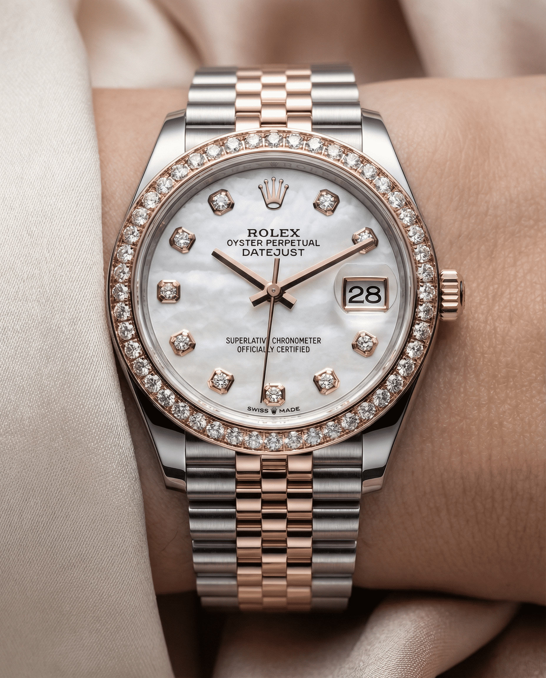 Rolex Datejust 31 Everose Diamond