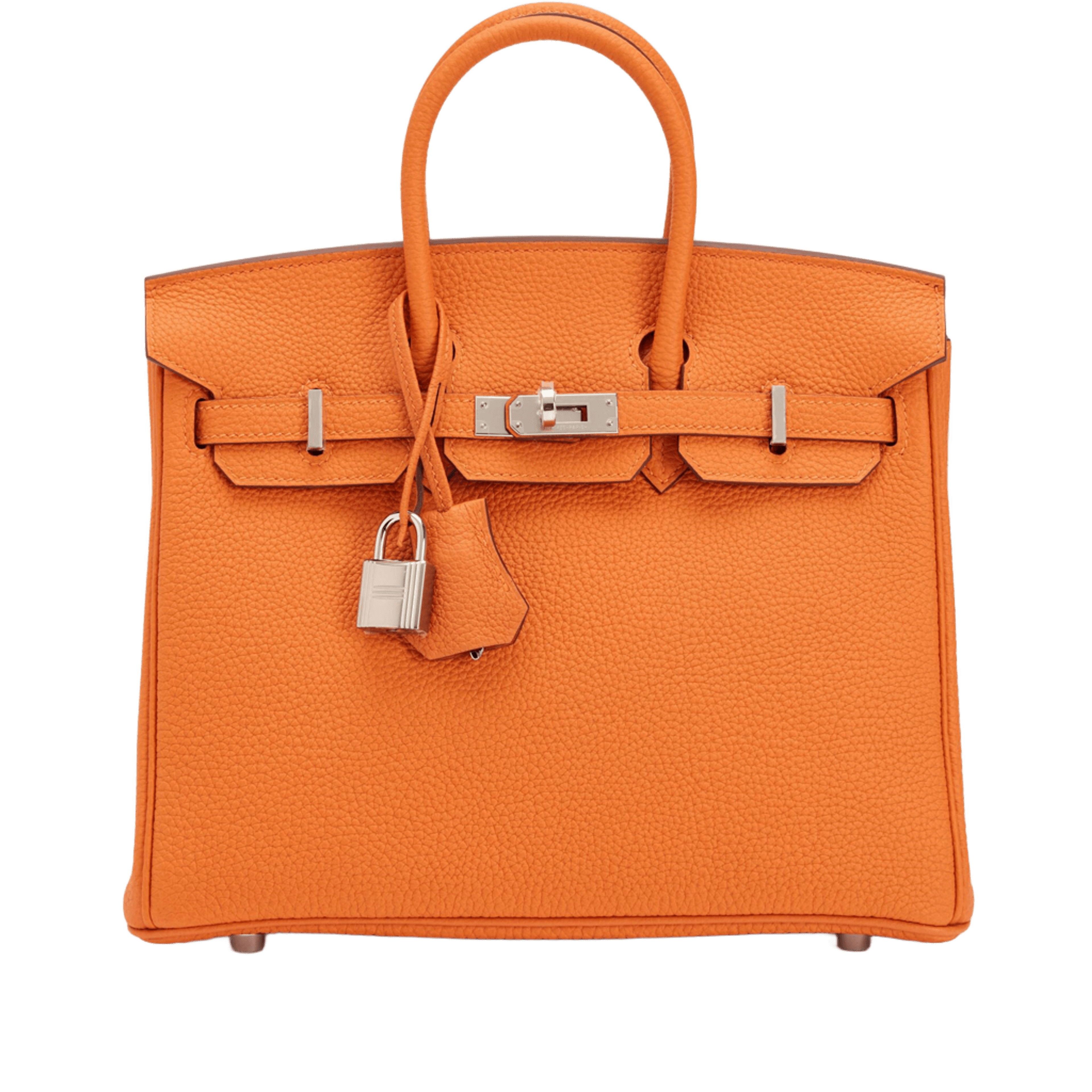 Hermès Birkin 25 Orange Togo Palladium Hardware