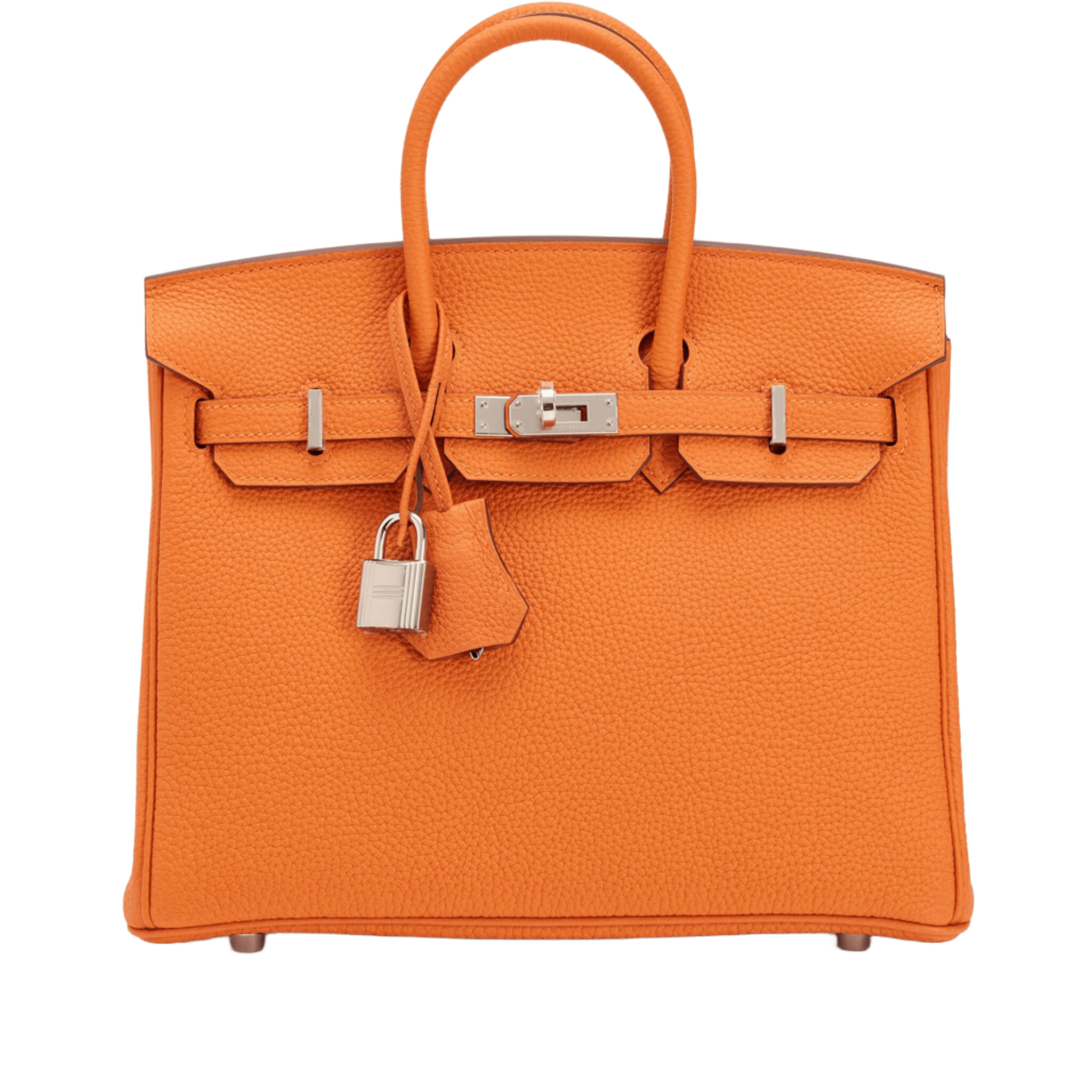 Hermès Birkin 25 Orange Togo Palladium Hardware
