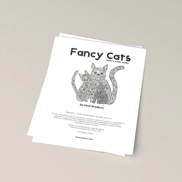 Fancy Cats print at home pages