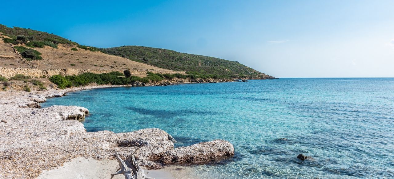 Amazing beach in Asinara Island