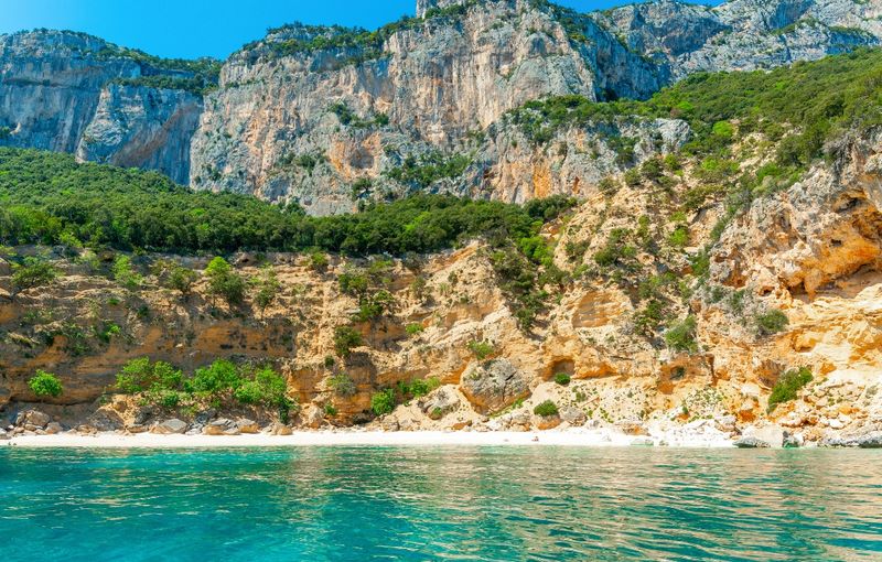 Cala Biriola seen from the water