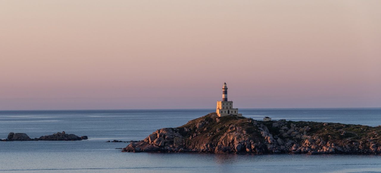 Morning Light over Isola dei Cavoli Lighthouse, Sardinia