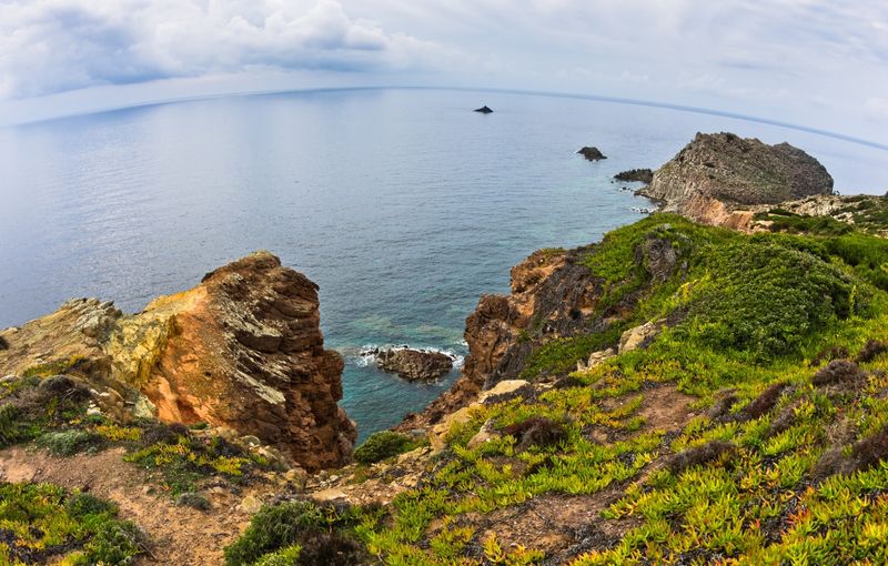 Capo Sandalo at west coast of San Pietro island, Sardinia