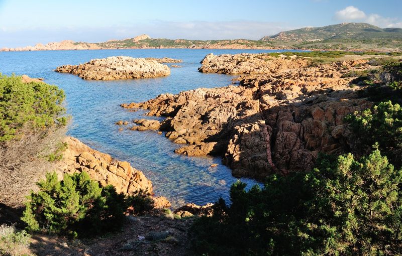 The coast of Isola Rossa
