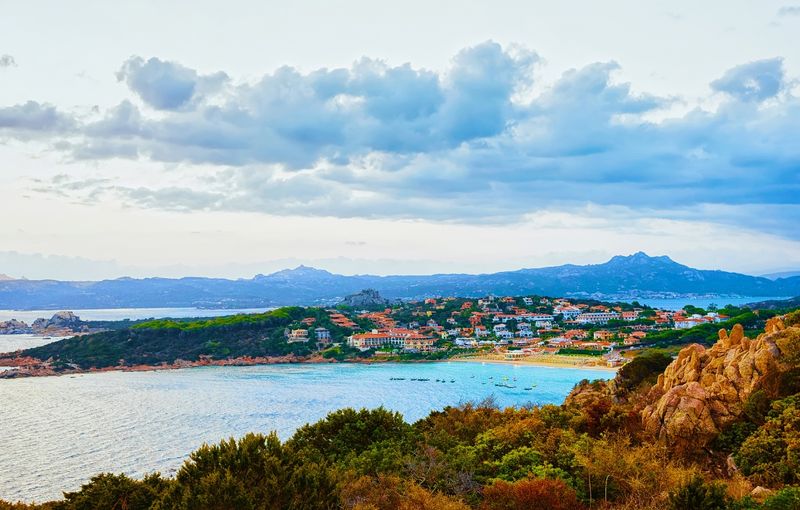 Sunset in Baja Sardinia Beach Costa Smeralda