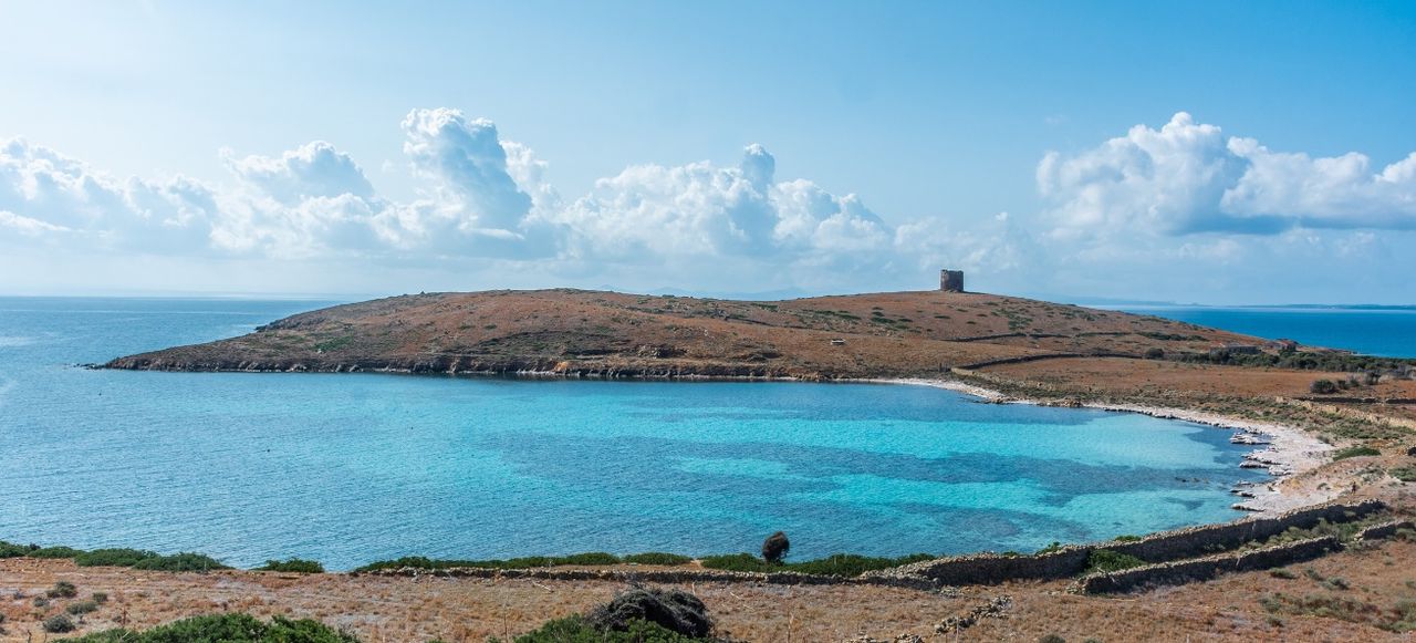 Amazing beach in Asinara Island