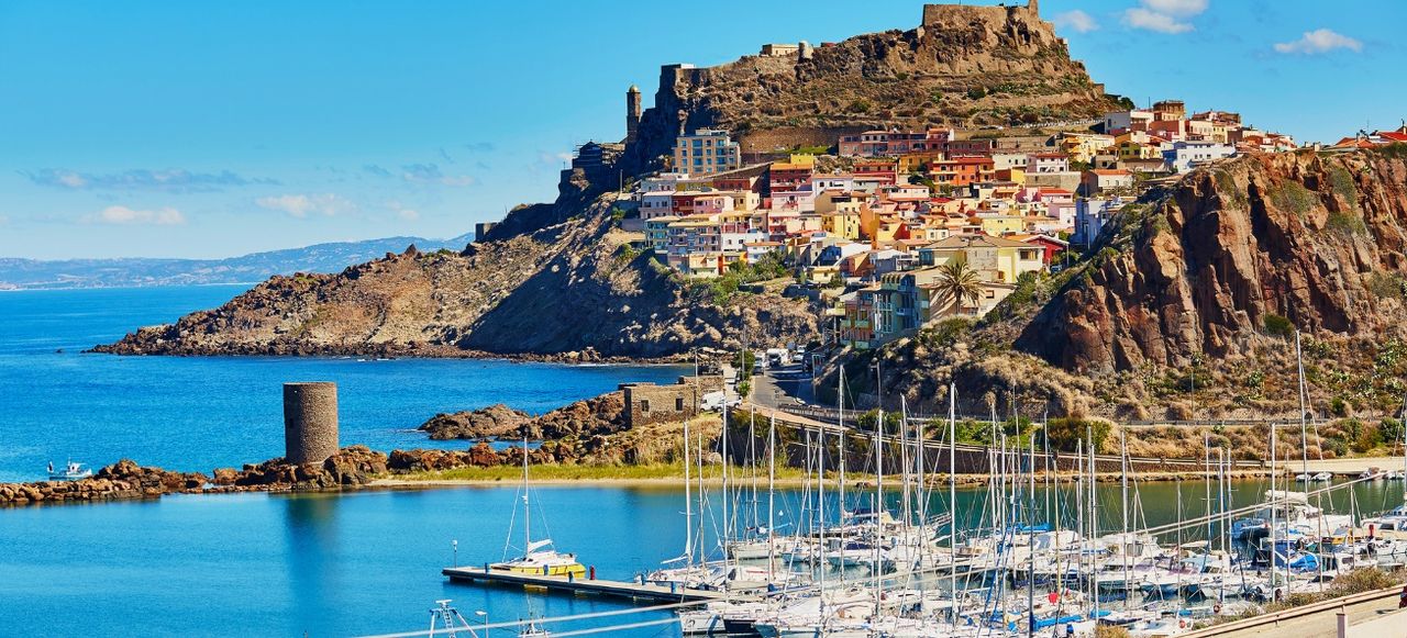 Castelsardo Village in Sardinia