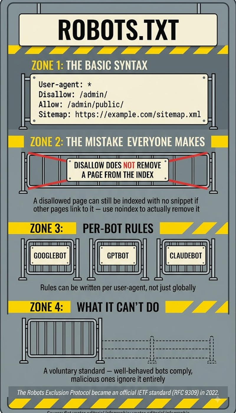 Robots.txt blocking growth: from 23 percent of reputable sites in 2023 to nearly 60 percent by 2025