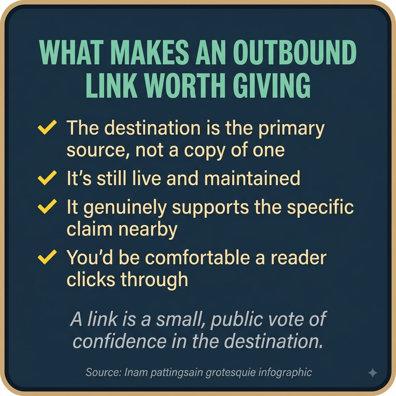 External Link: quality signals