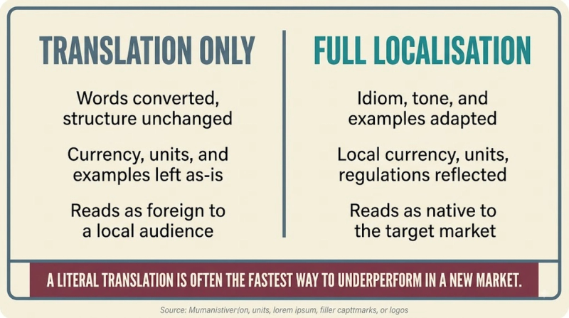 International SEO: translation vs localisation
