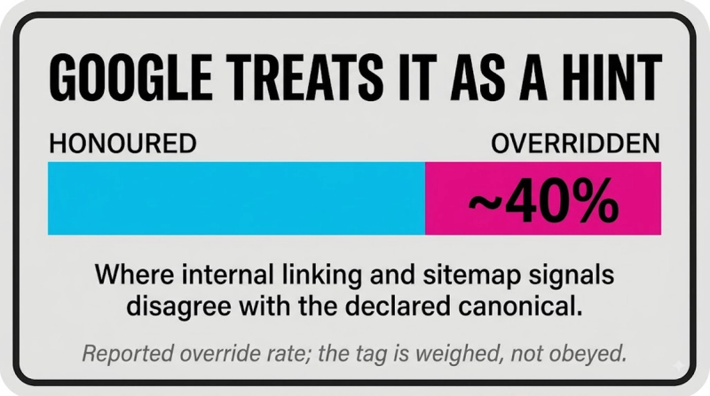 Canonical Tag: ignored rate