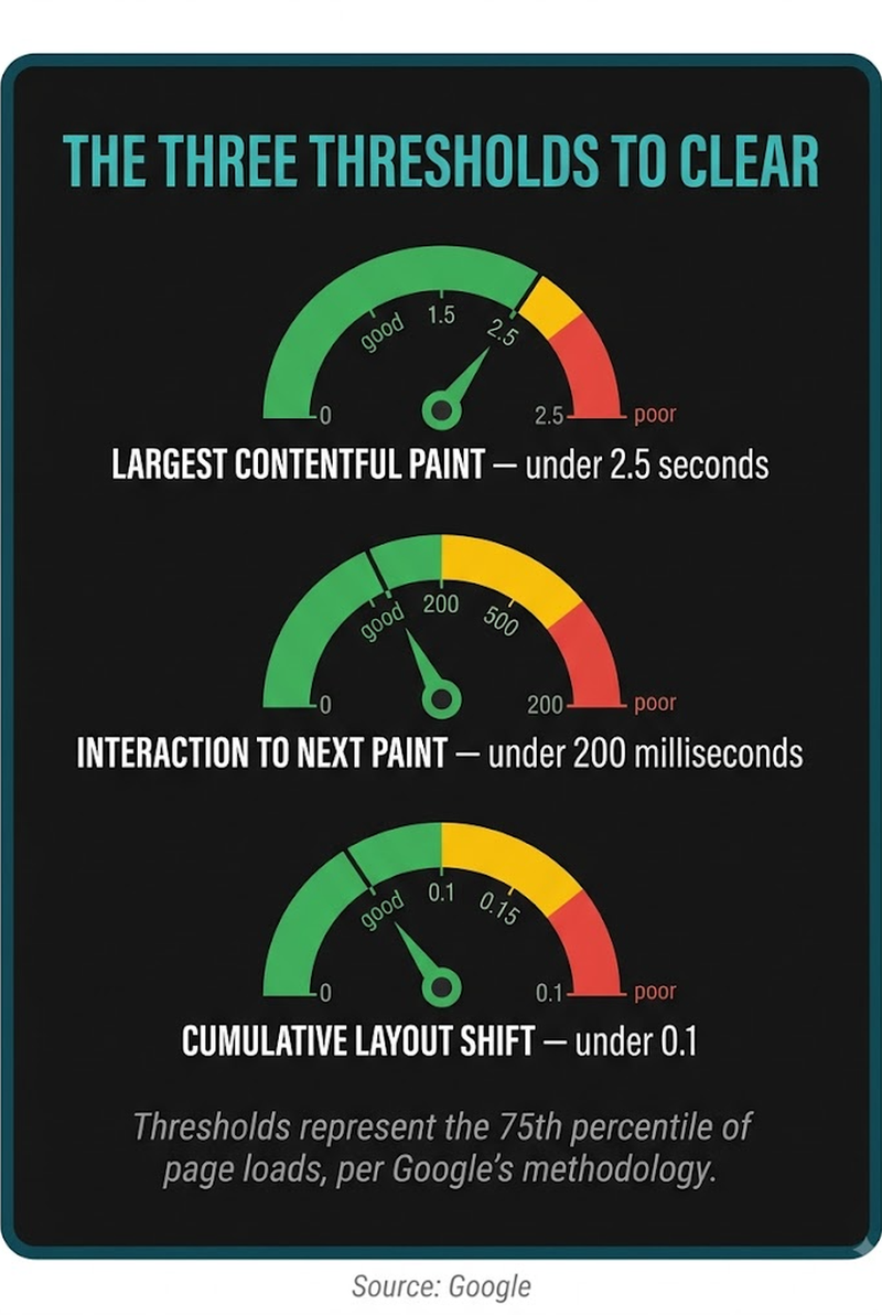 Core Web Vitals: thresholds