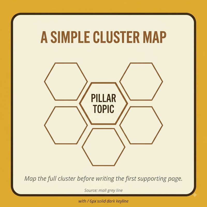 Topic Cluster: mapping template