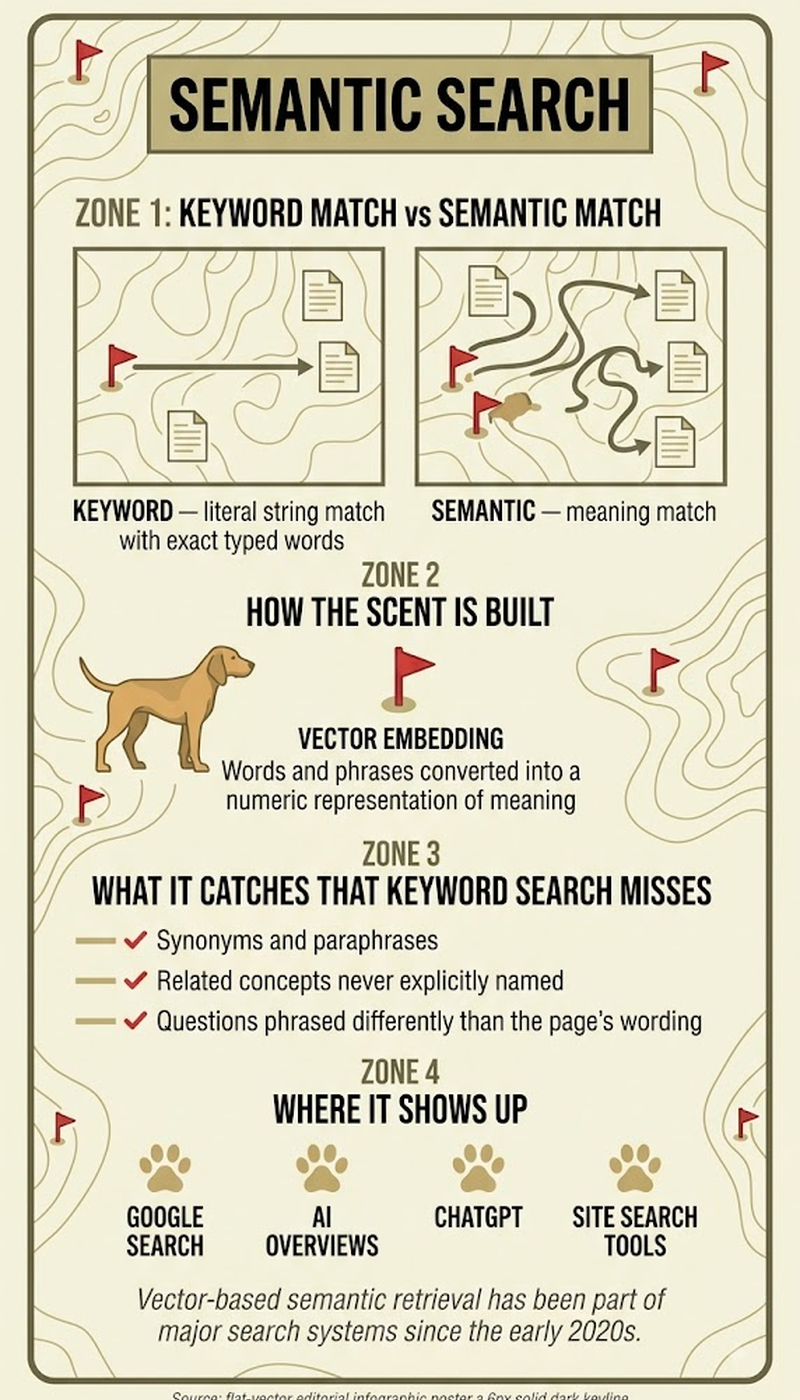 Semantic search versus keyword search versus hybrid search: how each ranking approach works