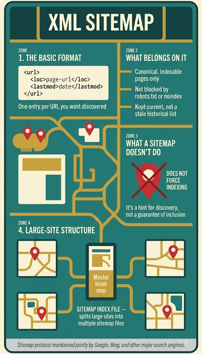 XML sitemap impact: crawl efficiency up to 35 percent faster, indexing time up to 70 percent quicker