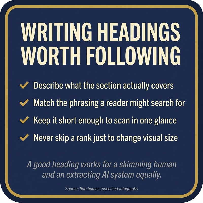 Header Tags: writing good ones