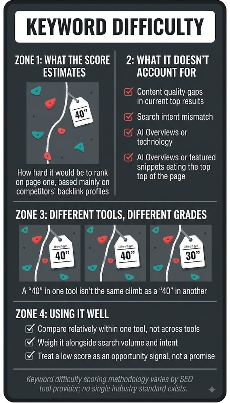 How Ahrefs, Moz, and Semrush calculate keyword difficulty differently