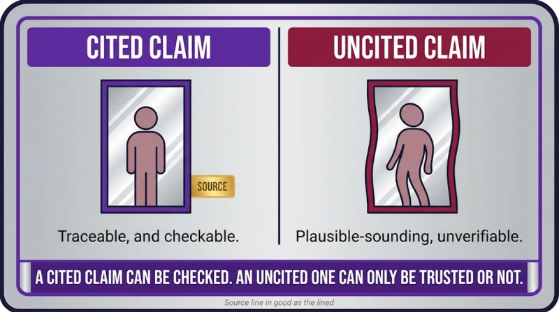 Hallucination: cited vs uncited