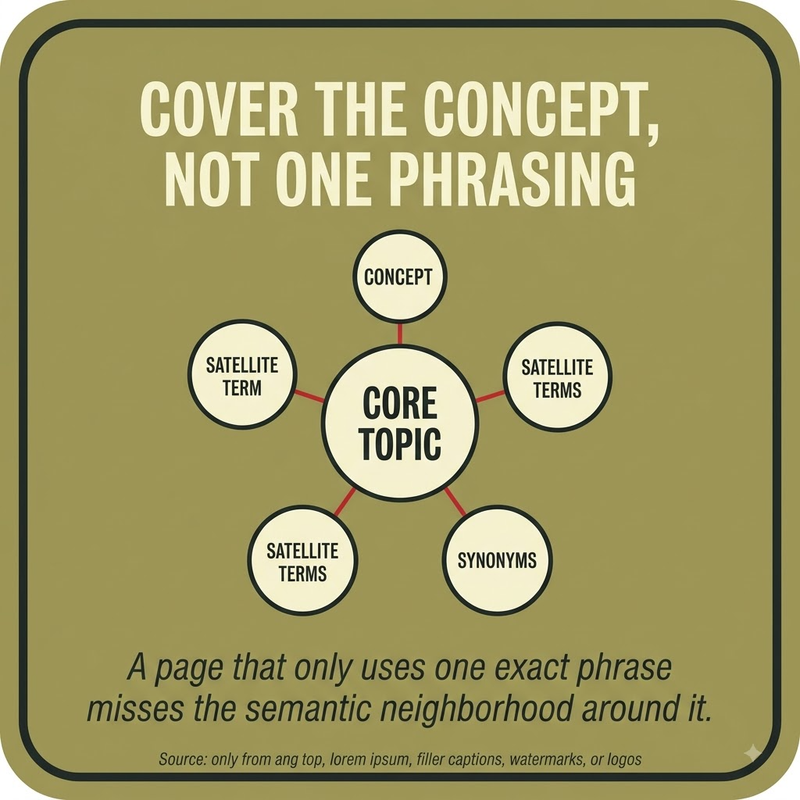 Semantic Search: concept coverage