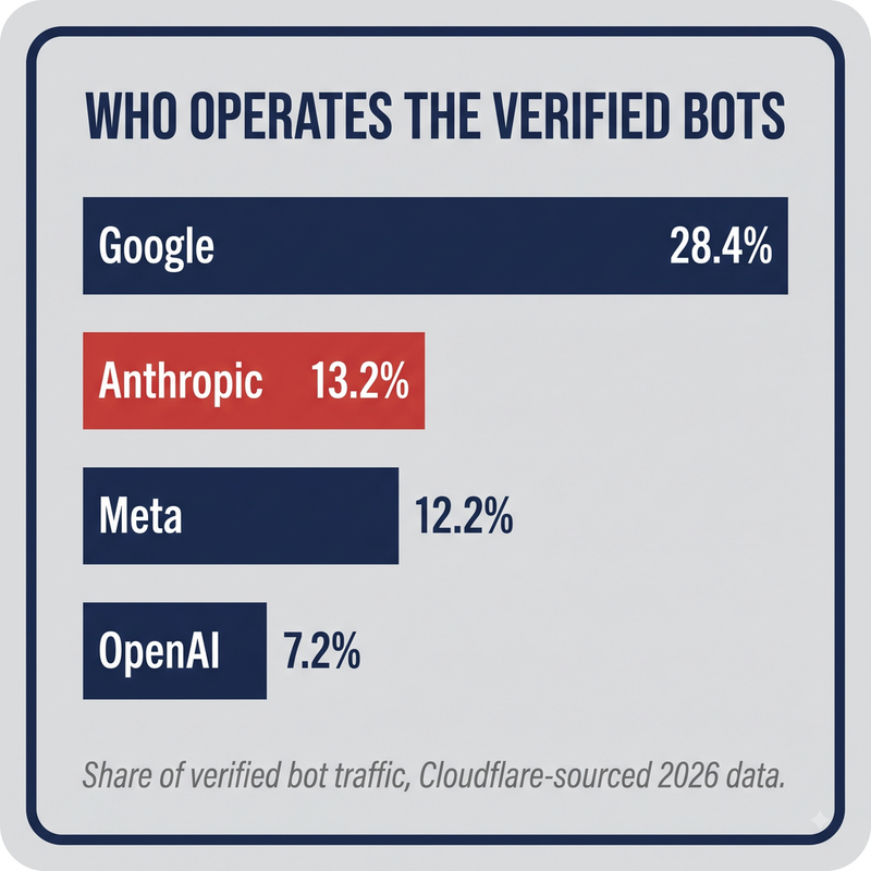 AI Bot (User Agent): operator share