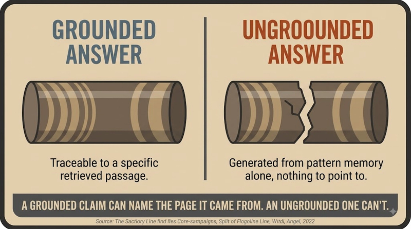 Grounding: vs hallucination